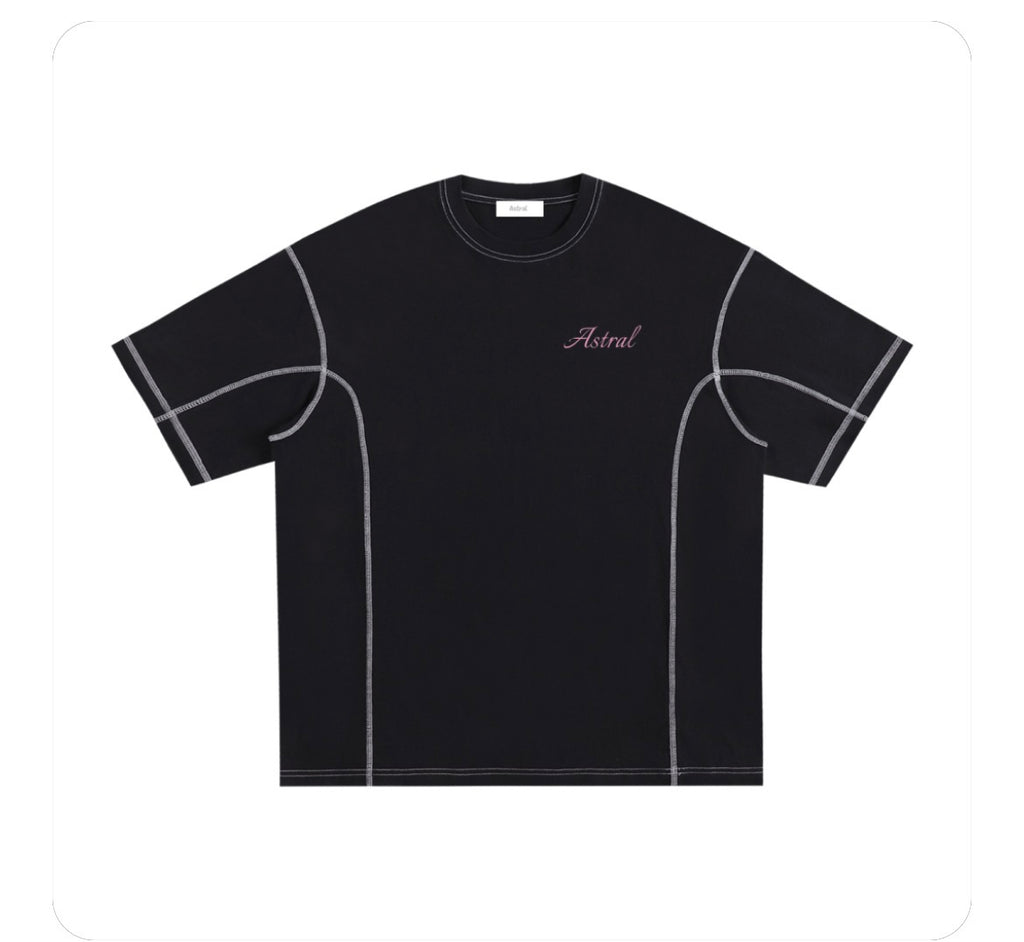 Contrast-Stitched Cotton tee