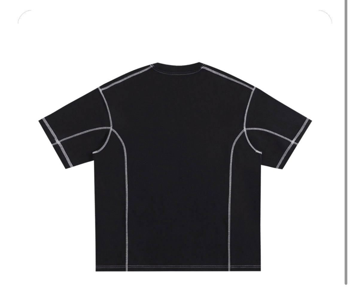 Contrast-Stitched Cotton tee